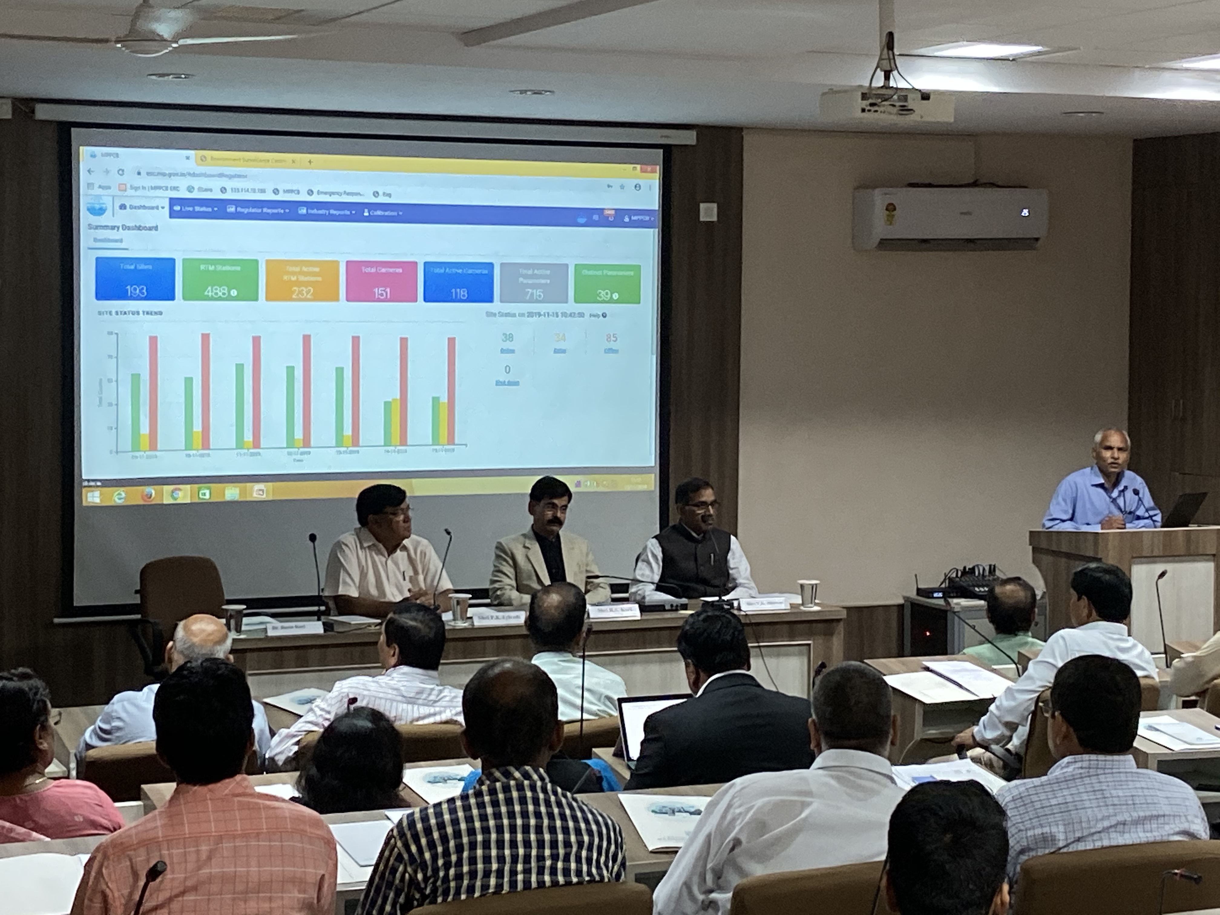 Shri Sankar Kannan, M/s SICK India Pvt. Ltd. talking on PM-CEMS technology